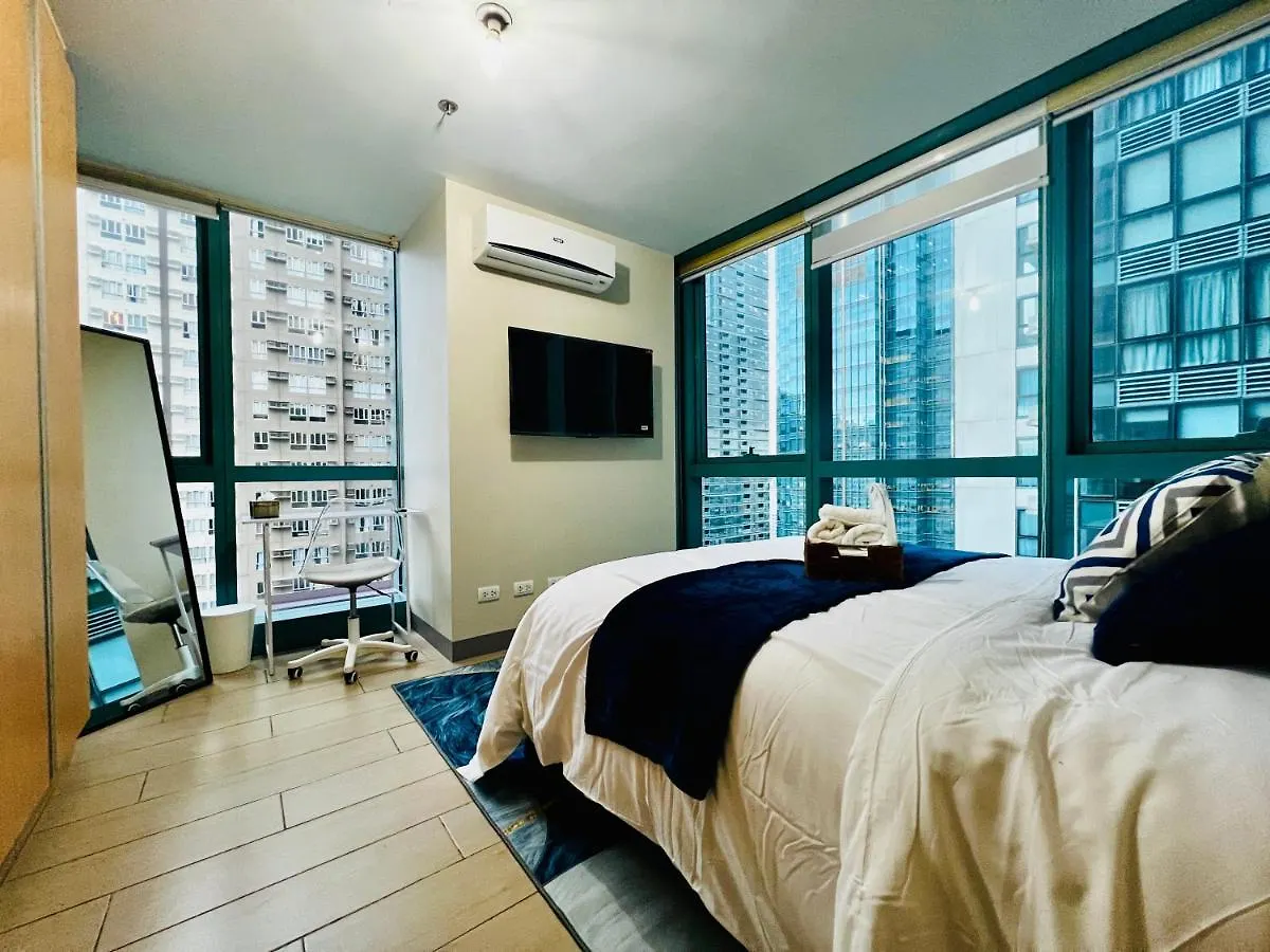 Bgc Luxury Condo - Balcony, Pool, Wi-Fi, City View - Suite 25 Manilla